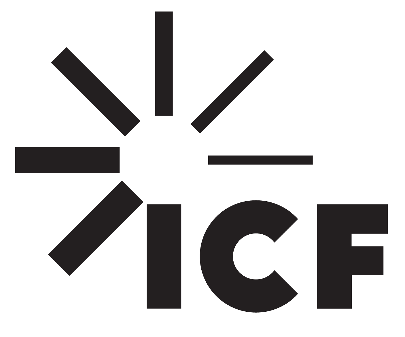 Logo and home page for ICF